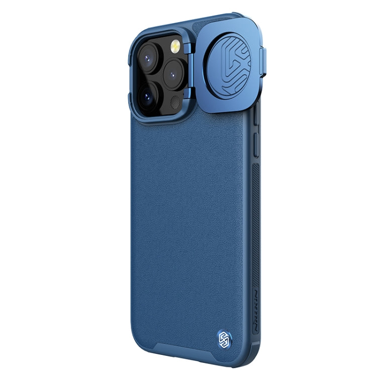 For iPhone 15 Pro Max NILLKIN CamShield Prop Series SagSafe PC + TPU Magnetic Phone Case(Blue) - iPhone 15 Pro Max Cases by NILLKIN | Online Shopping UK | buy2fix