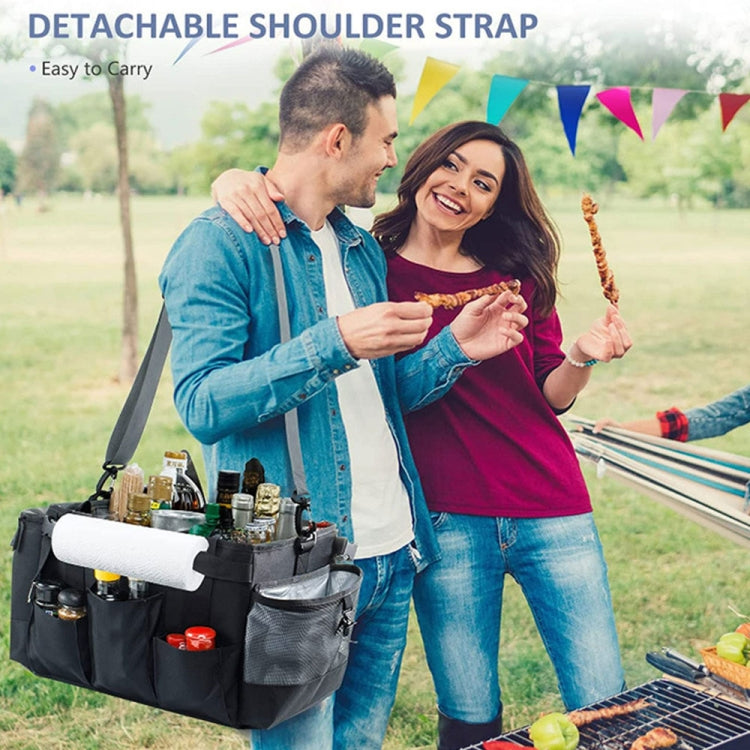 Foldable and Portable Outdoor Car Camping Picnic Storage Bag(Black) - Stowing Tidying by buy2fix | Online Shopping UK | buy2fix