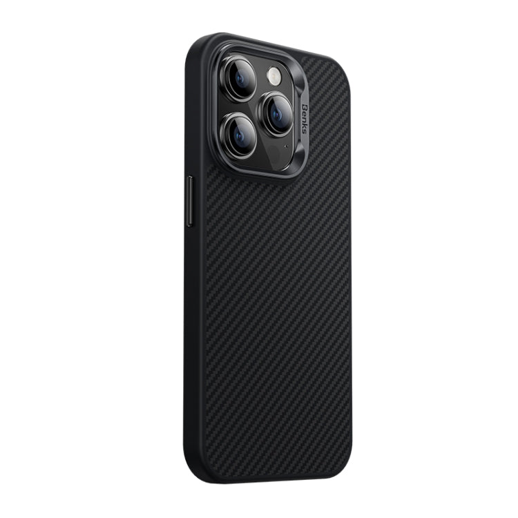 For iPhone 15 Plus Benks 600D MagSafe Kevlar Carbon Fiber Shockproof Phone Case(Black) - iPhone 15 Plus Cases by Benks | Online Shopping UK | buy2fix