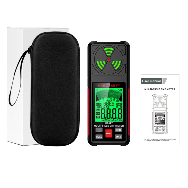 HABOTEST HT627 Electromagnetic Radiation Detector - Radiation Detector by HABOTEST | Online Shopping UK | buy2fix