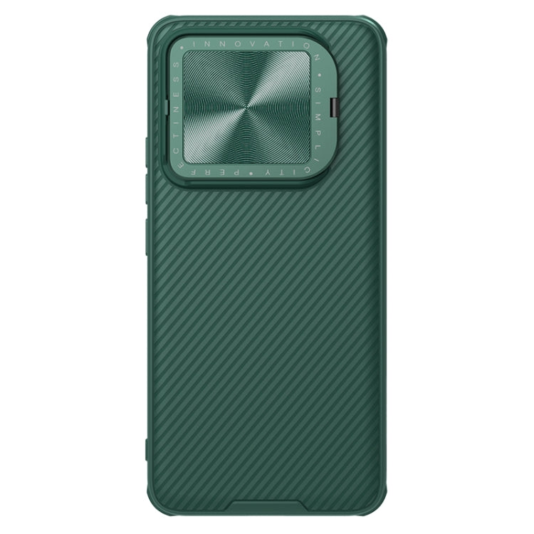 For Xiaomi 14 Pro NILLKIN Black Mirror Prop CD Texture Mirror Phone Case(Green) - 14 Pro Cases by NILLKIN | Online Shopping UK | buy2fix