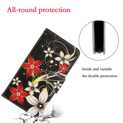For Xiaomi Redmi 9A 3D Colored Drawing Horizontal Flip PU Leather Case with Holder & Card Slots & Wallet(Red Flower) - Xiaomi Cases by buy2fix | Online Shopping UK | buy2fix