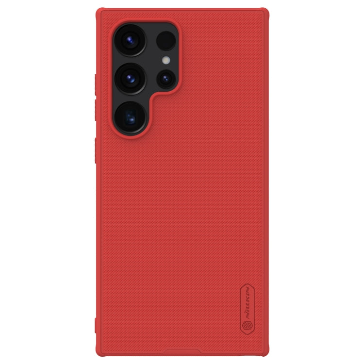 For Samsung Galaxy S24 Ultra 5G NILLKIN Frosted Shield Pro PC + TPU Phone Case(Red) - Galaxy S24+ 5G Cases by NILLKIN | Online Shopping UK | buy2fix