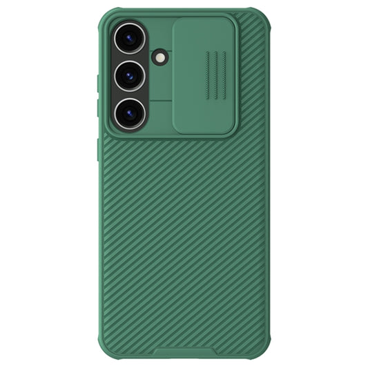 For Samsung Galaxy S24+ 5G NILLKIN Black Mirror Pro Series Camshield PC Phone Case(Green) - Galaxy S24+ 5G Cases by NILLKIN | Online Shopping UK | buy2fix