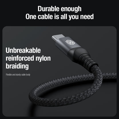 Nillkin Swift Pro 1m 3 in 1 USB to 8 Pin + Type-C + Micro USB Fast Charging Cable(Black) - Multifunction Cable by NILLKIN | Online Shopping UK | buy2fix