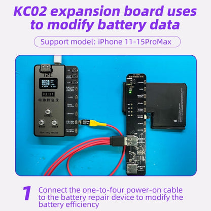 i2C KC02 Battery Data Repair Expansion Board Modifying Battery Efficiency for iPhone 11-15 Pro Max - Test Tools by buy2fix | Online Shopping UK | buy2fix