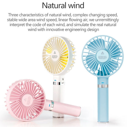 S2 Portable Foldable Handheld Electric Fan, with 3 Speed Control & Night Light (Sky Blue) - Consumer Electronics by buy2fix | Online Shopping UK | buy2fix