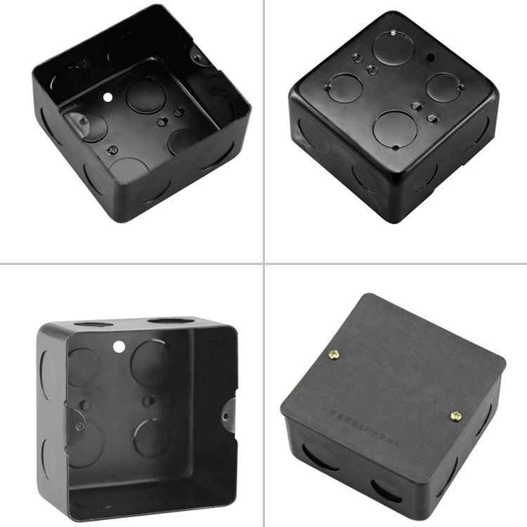 86mm Floor Plug Bottom Box Waterproof Five-hole Thickened Floor Pop-up Household Cassette Cable Box with Floor (Black) - Consumer Electronics by buy2fix | Online Shopping UK | buy2fix