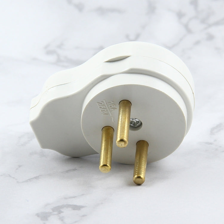 16A Cylindrical Male Female Butt Joint Tripolar Power Plug - Consumer Electronics by buy2fix | Online Shopping UK | buy2fix