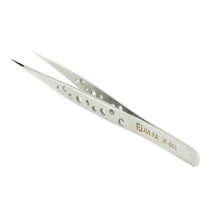 JIAFA JF-601 High-strength Straight Tip Tweezers(Silver) - Tweezers by JIAFA | Online Shopping UK | buy2fix