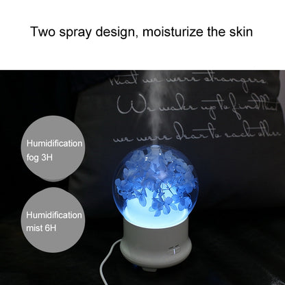 ML-824 100ML Gypsophila Flowers Aromatherapy Diffuser Air Humidifier with Colorful LED Light for Office / Home(Blue) - Home & Garden by buy2fix | Online Shopping UK | buy2fix