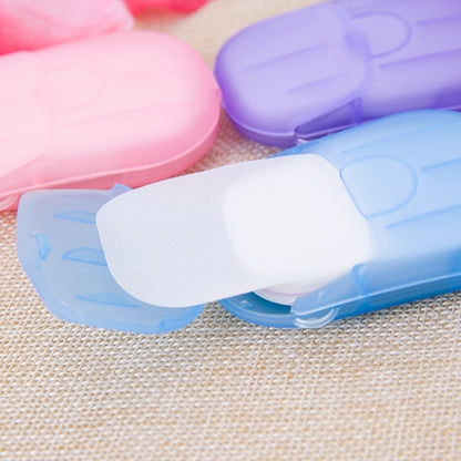 5 PCS Disposable Portable Travel Boxed Confetti Soap Mini Soap Paper, Random Color Delivery - Home & Garden by buy2fix | Online Shopping UK | buy2fix