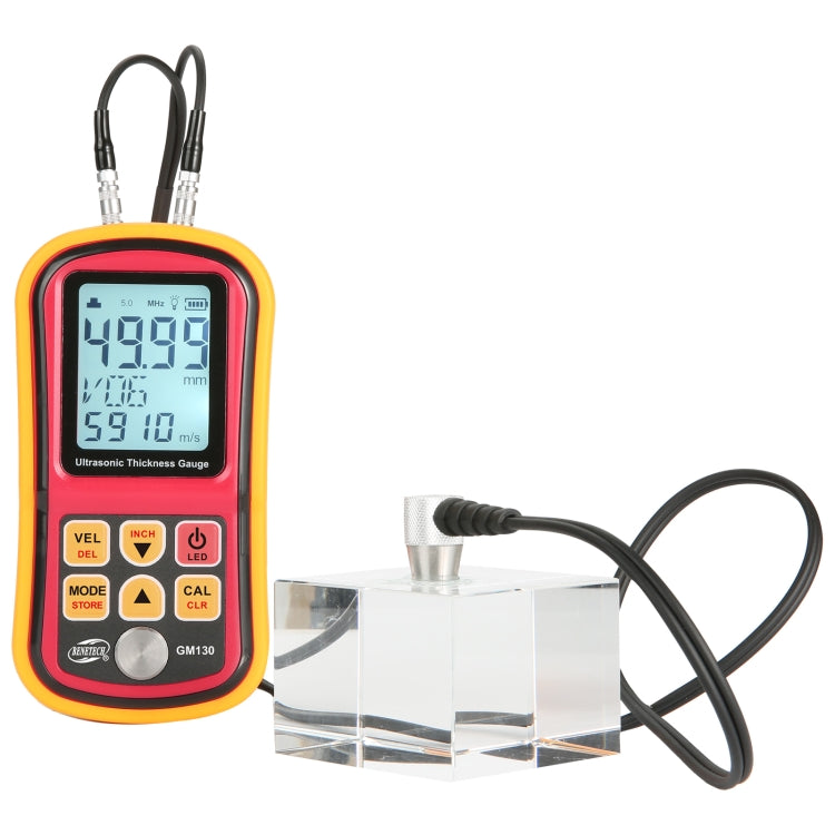 BENETECH GM130 Ultrasonic Thickness Meter Tester Gauge, Measure Range: 1.00~300.0mm - Consumer Electronics by BENETECH | Online Shopping UK | buy2fix