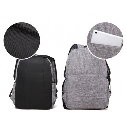 Universal Multi-Function Canvas Laptop Computer Shoulders Bag Leisurely Backpack Students Bag, Big Size: 42x29x13cm, For 15.6 inch and Below Macbook, Samsung, Lenovo, Sony, DELL Alienware, CHUWI, ASUS, HP(Black) - Backpack by buy2fix | Online Shopping UK | buy2fix