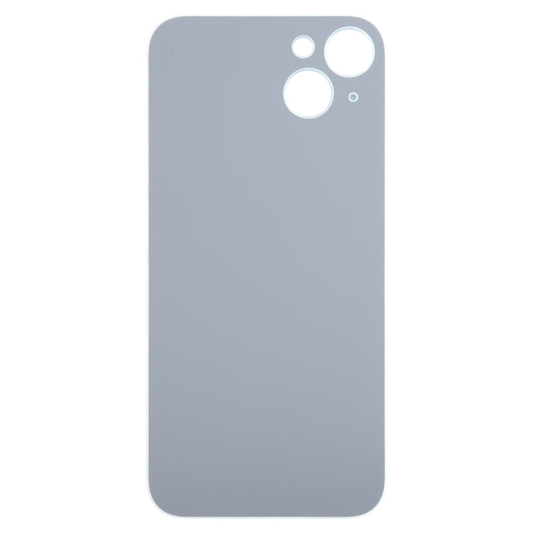 For iPhone 15 Plus Easy Replacement Big Camera Hole Glass Back Battery Cover(Blue) -  by buy2fix | Online Shopping UK | buy2fix