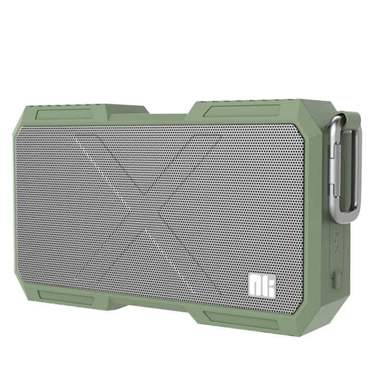 NILLKIN X-Man Portable Outdoor Sports Waterproof Bluetooth Speaker Stereo Wireless Sound Box Subwoofer Audio Receiver, For iPhone, Galaxy, Sony, Lenovo, HTC, Huawei, Google, LG, Xiaomi, other Smartphones(Green) - Waterproof Speaker by NILLKIN | Online Shopping UK | buy2fix