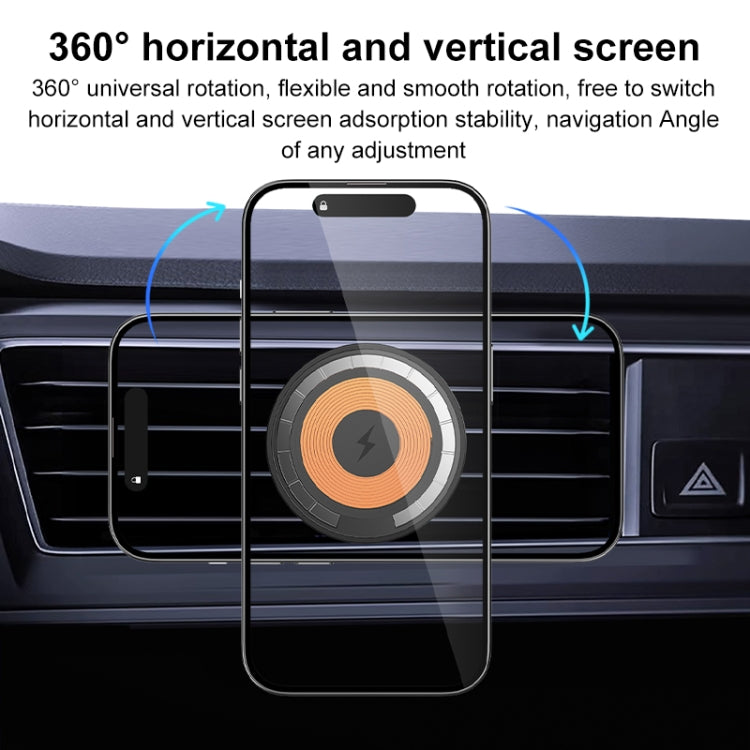 wlons Air Outlet Transparent Magnetic Car Holder - Car Holders by wlons | Online Shopping UK | buy2fix