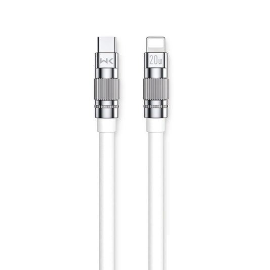 WK WDC-187 Qjie Series 20W USB-C/Type-C to 8 Pin Fast Charge Data Cable, Length: 1m(White) - 2 in 1 Cable by WK | Online Shopping UK | buy2fix