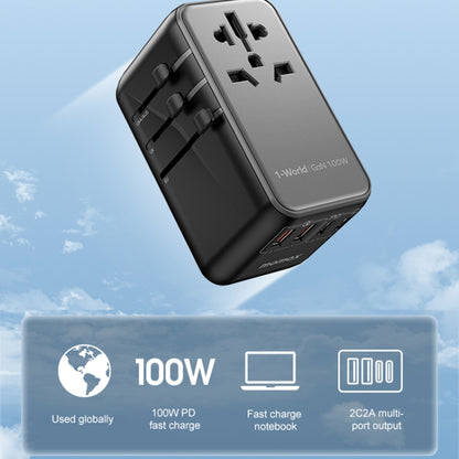 MOMAX UA10D 1-World GaN PD 100W Fast Charger Power Adapter - USB Charger by MOMAX | Online Shopping UK | buy2fix