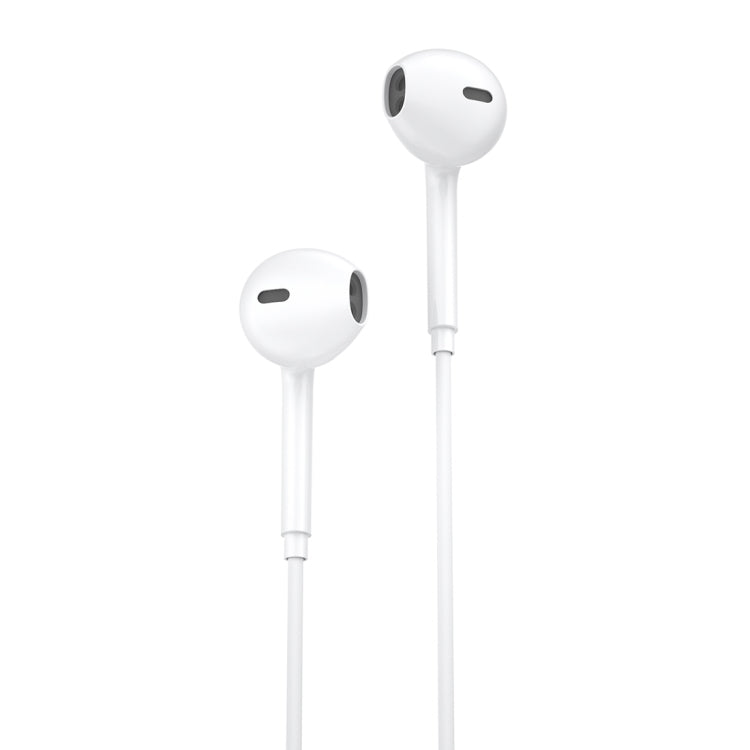 WK Y19  8 Pin In Ear Wired Control Music Earphone, Support Call, Cable Length: 1.2m (White) - In Ear Wired Earphone by WK | Online Shopping UK | buy2fix