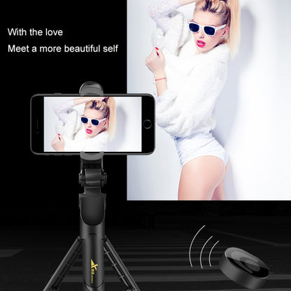 XT-09 Multi-function Live Broadcast Mobile Bluetooth Self-timer Pole Tripod (White) - Consumer Electronics by buy2fix | Online Shopping UK | buy2fix