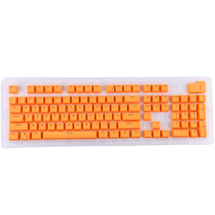 104 Keys Double Shot PBT Backlit Keycaps for Mechanical Keyboard(Orange) - Silicone / Sticker by buy2fix | Online Shopping UK | buy2fix