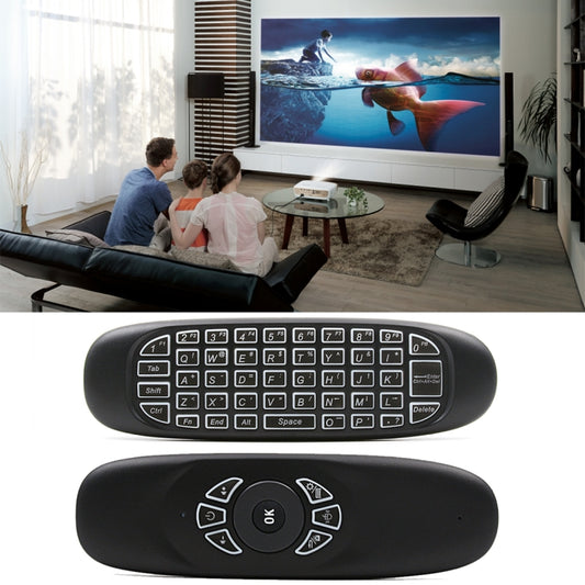 C120 Back-light Air Mouse 2.4GHz Wireless Keyboard 3D Gyroscope Sense Android Remote Controller for PC, Android TV Box / Smart TV, Game Devices - MINI PC Accessories & Gadgets by buy2fix | Online Shopping UK | buy2fix