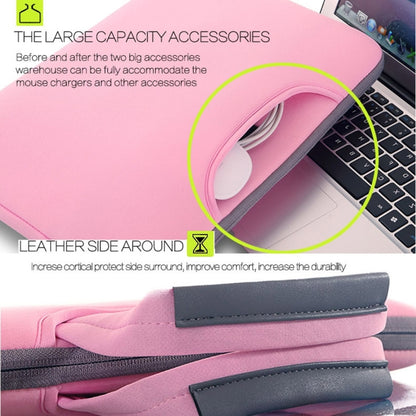 12 inch Portable Air Permeable Handheld Sleeve Bag for MacBook, Lenovo and other Laptops, Size:32x21x2cm(Magenta) - 12.1 inch by buy2fix | Online Shopping UK | buy2fix