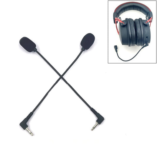 ZJ033MR-03 19cm Mono 3.5mm Angle Head Plug Gaming Headset Sound Card Live Microphone - Consumer Electronics by buy2fix | Online Shopping UK | buy2fix