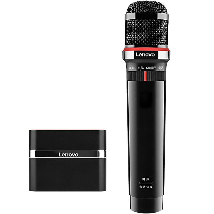 Original Lenovo UM20-U K Song Wireless Digital Microphone Live Recording Equipment with Wireless Receiver (Black) - Consumer Electronics by Lenovo | Online Shopping UK | buy2fix