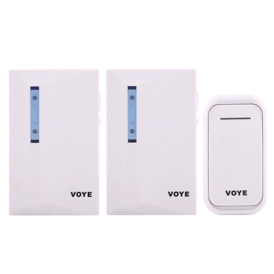 VOYE V015F2 Wireless Smart Music Home Doorbell with Dual Receiver, Remote Control Distance: 120m (Open Air) - Security by VOYE | Online Shopping UK | buy2fix