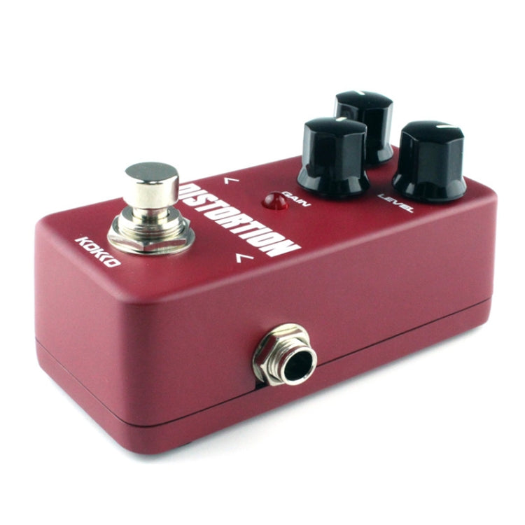 KOKKO FDS2 Mini Electric Guitar Monoblock Distortion Effects Pedal(Wine Red) - Guitar Tuner by KOKKO | Online Shopping UK | buy2fix