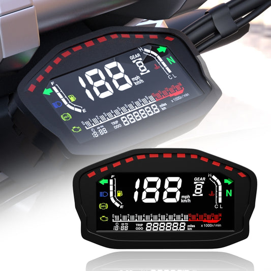 CS-1089A1 Motorcycle Modified Multi-function LCD Color Screen Odometer Tachometer - Electrical Instruments by buy2fix | Online Shopping UK | buy2fix