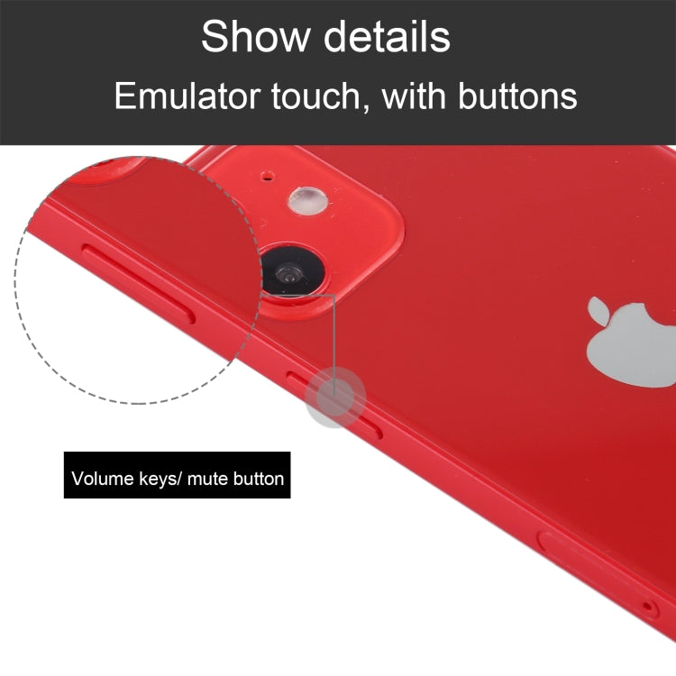 For iPhone 12 Black Screen Non-Working Fake Dummy Display Model(Red) - For iPhone & iPad by buy2fix | Online Shopping UK | buy2fix