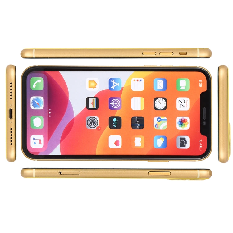 For iPhone 11 Color Screen Non-Working Fake Dummy Display Model (Yellow) - For iPhone & iPad by buy2fix | Online Shopping UK | buy2fix