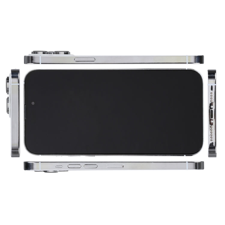 For iPhone 14 Pro Black Screen Non-Working Fake Dummy Display Model (Silver) - For iPhone & iPad by buy2fix | Online Shopping UK | buy2fix