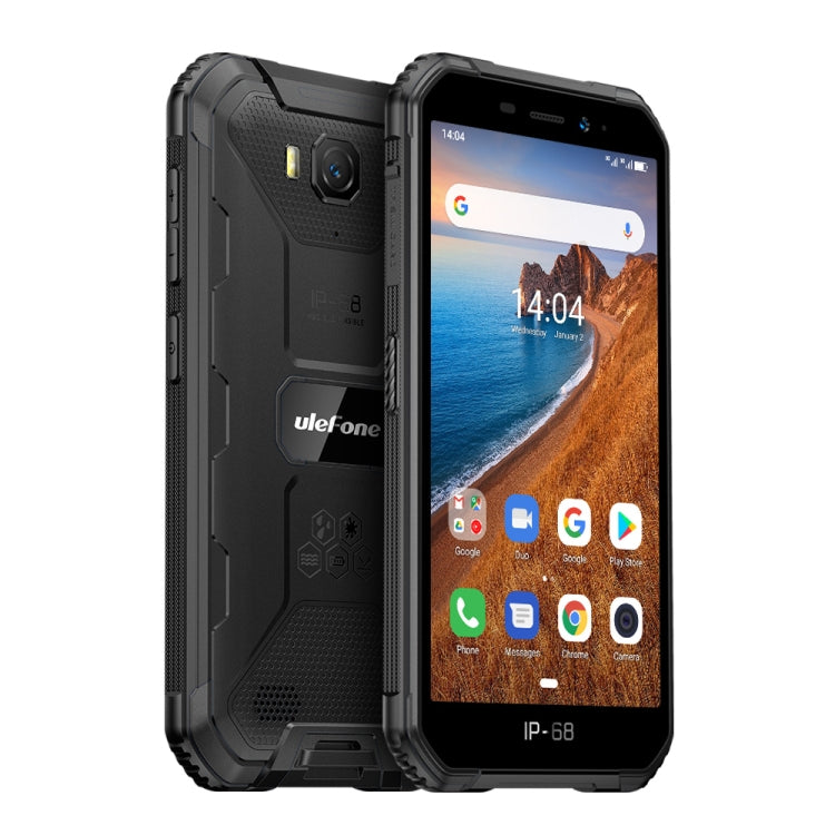 [HK Warehouse] Ulefone Armor X6 Rugged Phone, 2GB+16GB, IP68/IP69K Waterproof Dustproof Shockproof, Face Identification, 4000mAh Battery, 5.0 inch Android 9.0 MTK6580A/W Quad Core up to 1.3GHz, Network: 3G(Black) - Ulefone by Ulefone | Online Shopping UK | buy2fix