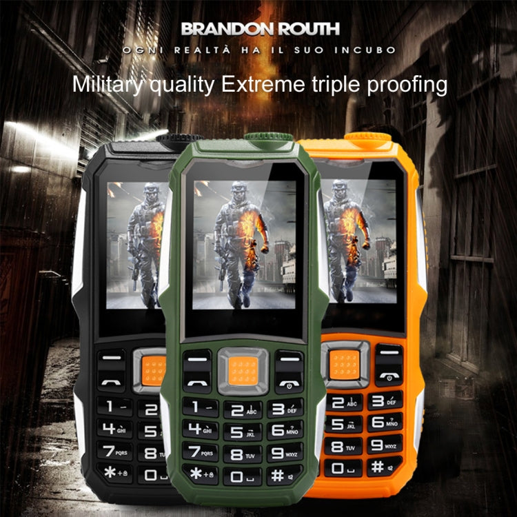 L9 Triple Proofing Elder Phone, Waterproof Shockproof Dustproof, 3800mAh Battery, 1.8 inch, 21 Keys, LED Flashlight, FM, Dual SIM(Green) - Others by buy2fix | Online Shopping UK | buy2fix