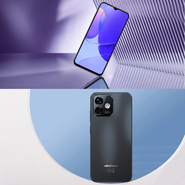 [HK Warehouse] Ulefone Note 16 Pro, 8GB+128GB, Dual Back Cameras, Face ID & Side Fingerprint Identification, 4400mAh Battery, 6.52 inch Android 13 Unisoc T606 OctaCore up to 1.6GHz, Network: 4G, Dual SIM, OTG(Black) - Ulefone by Ulefone | Online Shopping UK | buy2fix