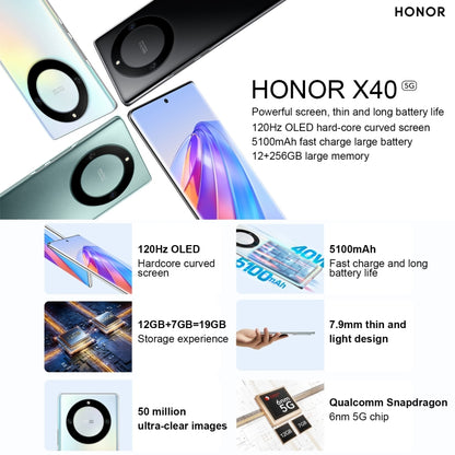 Honor X40 5G RMO-AN00, 50MP Cameras, 8GB+128GB, China Version - Honor by Huawei | Online Shopping UK | buy2fix