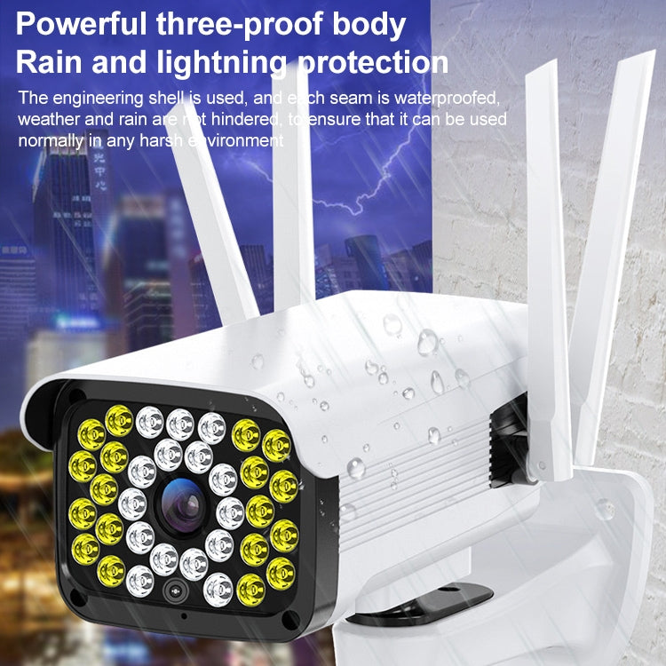 Difang DF-36Q Outdoor HD Surveillance IP Camera, Support Voice Intercom & Night Vision & Human Figure Detection & TF Card, WiFi + HD PTZ Rotation + Power-off Endurance, US Plug - Security by Difang | Online Shopping UK | buy2fix