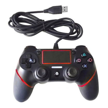 Wired Game Controller for Sony Playstation PS4(Red) - Gamepads by buy2fix | Online Shopping UK | buy2fix