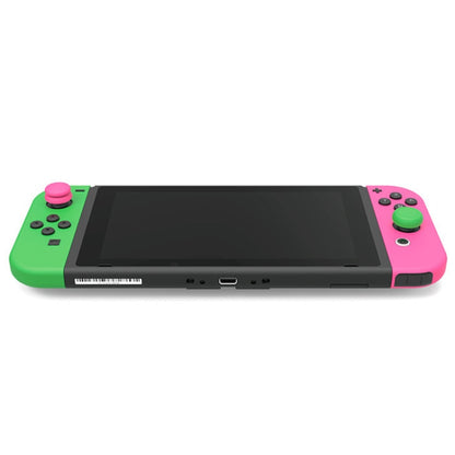 Skull&Co Left + Right Gamepad Rocker Cap Button Cover Thumb Grip Set for Switch / Switch Lite / JOYCON(Pink Green) - Cases by buy2fix | Online Shopping UK | buy2fix