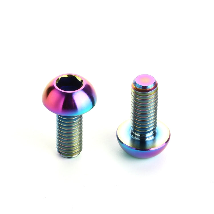 2 PCS Bicycle Accessories Titanium Bottle Cage Screw M5 12mm(Colour) -  by buy2fix | Online Shopping UK | buy2fix