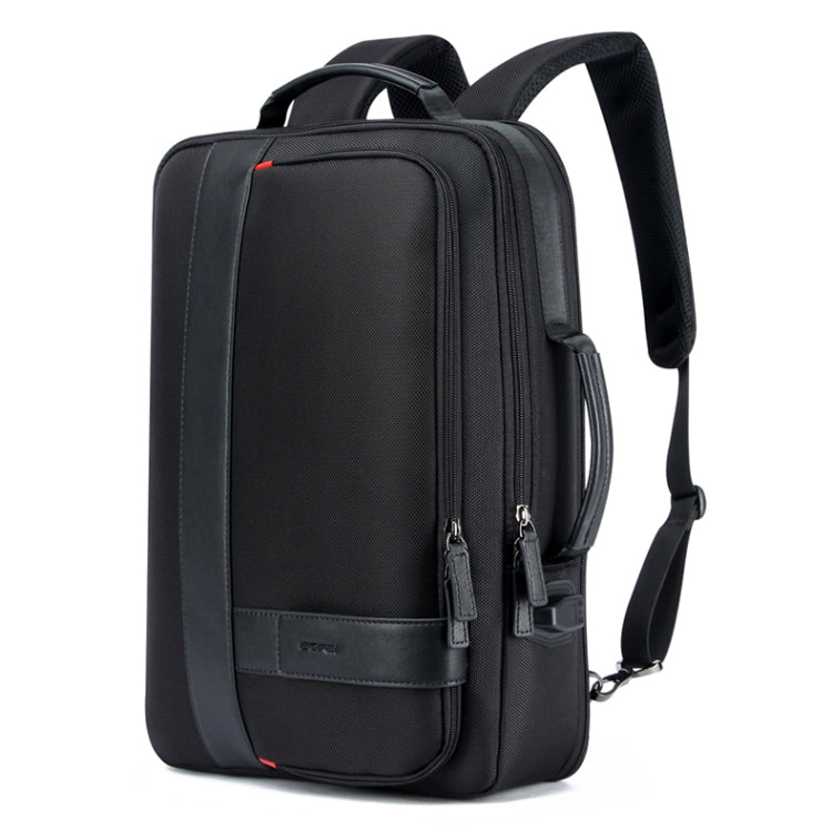 Bopai 751-006561 Large Capacity Business Casual Breathable Laptop Backpack with External USB Interface, Size: 29 x 16 x 44cm(Black) - Backpack by Bopai | Online Shopping UK | buy2fix