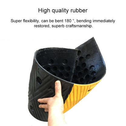Strip Rubber Speed Bump, Size: 50x30x4cm - Speed Bumps by buy2fix | Online Shopping UK | buy2fix