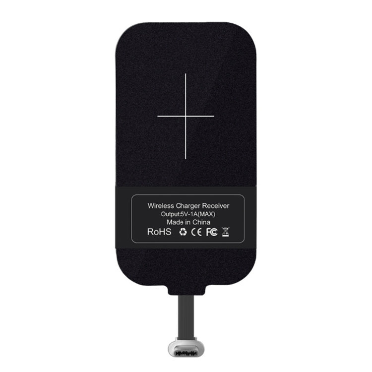 NILLKIN Magic Tag QI Standard Wireless Charging Receiver with USB-C / Type-C Port(Black) - Mobile Accessories by NILLKIN | Online Shopping UK | buy2fix