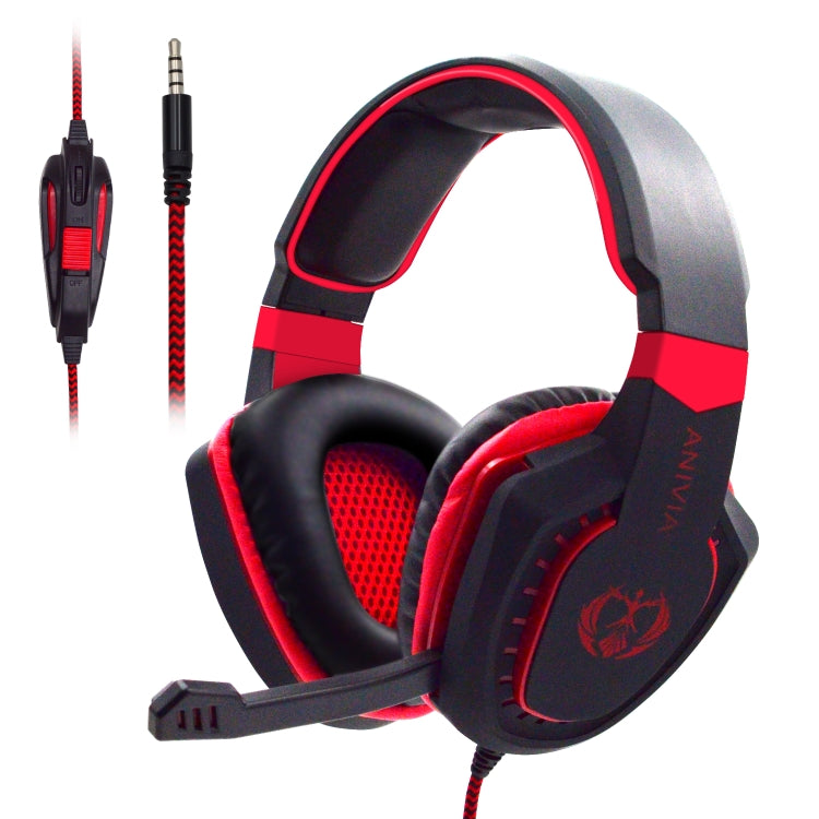 SADES AH-28 3.5mm Plug Wire-controlled Noise Reduction E-sports Gaming Headset with Retractable Microphone, Cable Length: 2m(Black Red) - Multimedia Headset by SADES | Online Shopping UK | buy2fix