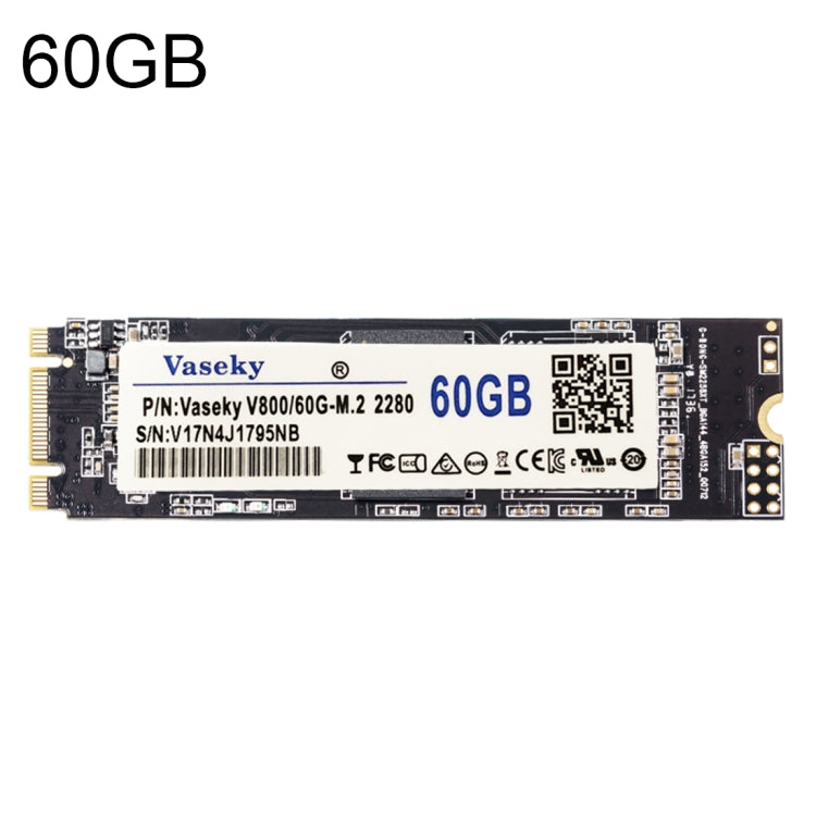 Vaseky V800 60GB NGFF / M.2 2280 Interface Solid State Drive Hard Drive for Laptop - Solid State Drives by Vaseky | Online Shopping UK | buy2fix