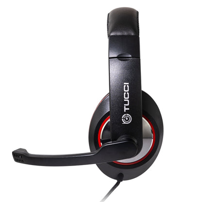 TUCCI TC-X8 Stereo PC Gaming Headset with Microphone & Conversion Cable - Multimedia Headset by TUCCI | Online Shopping UK | buy2fix
